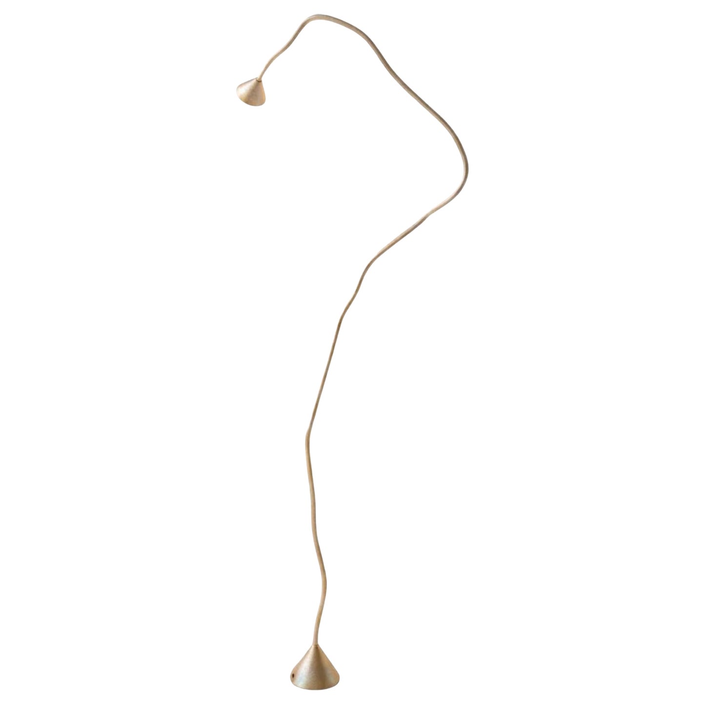 Pallucco Papiro Gold Floor Lamp H 220 cm (86.6 in) - design Sergio Calatroni en vente