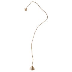 Pallucco Papiro Gold Floor Lamp H 220 cm (86.6 in) – design Sergio Calatroni