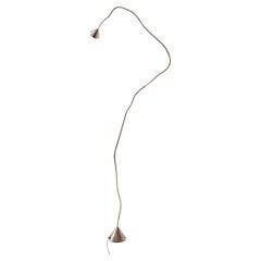 Pallucco Papiro Nickel Floor Lamp H 220 cm (86.6 in) – design Sergio Calatroni