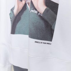 PALM ANGELS 2019 David Sims Photography cotton portrait print sweatshirt XS