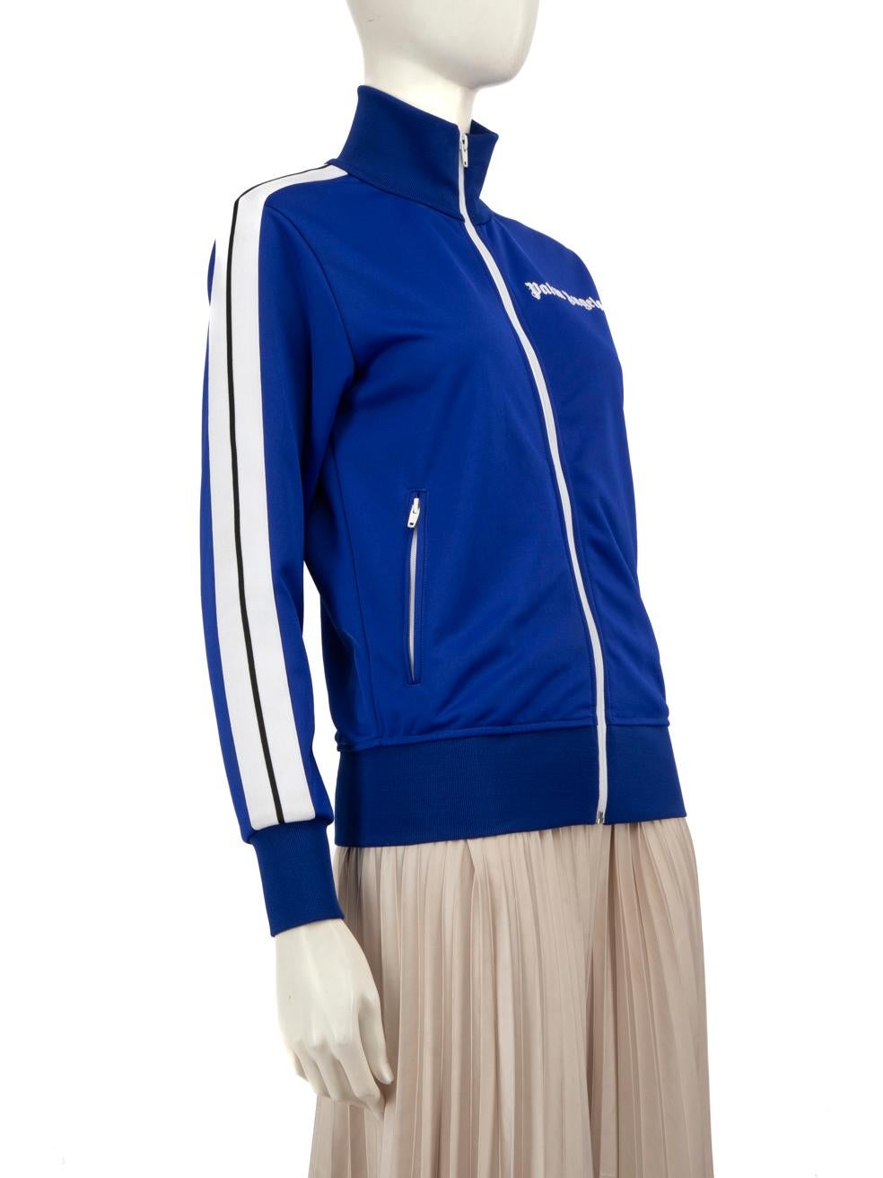 CONDITION is Very good. Minimal wear to the jacket is evident, there is discolouration on the white stripes on the sleeves, the piping on the back neck and the inner cuffs. There is a light mark on the front right panel of the jacket near the the