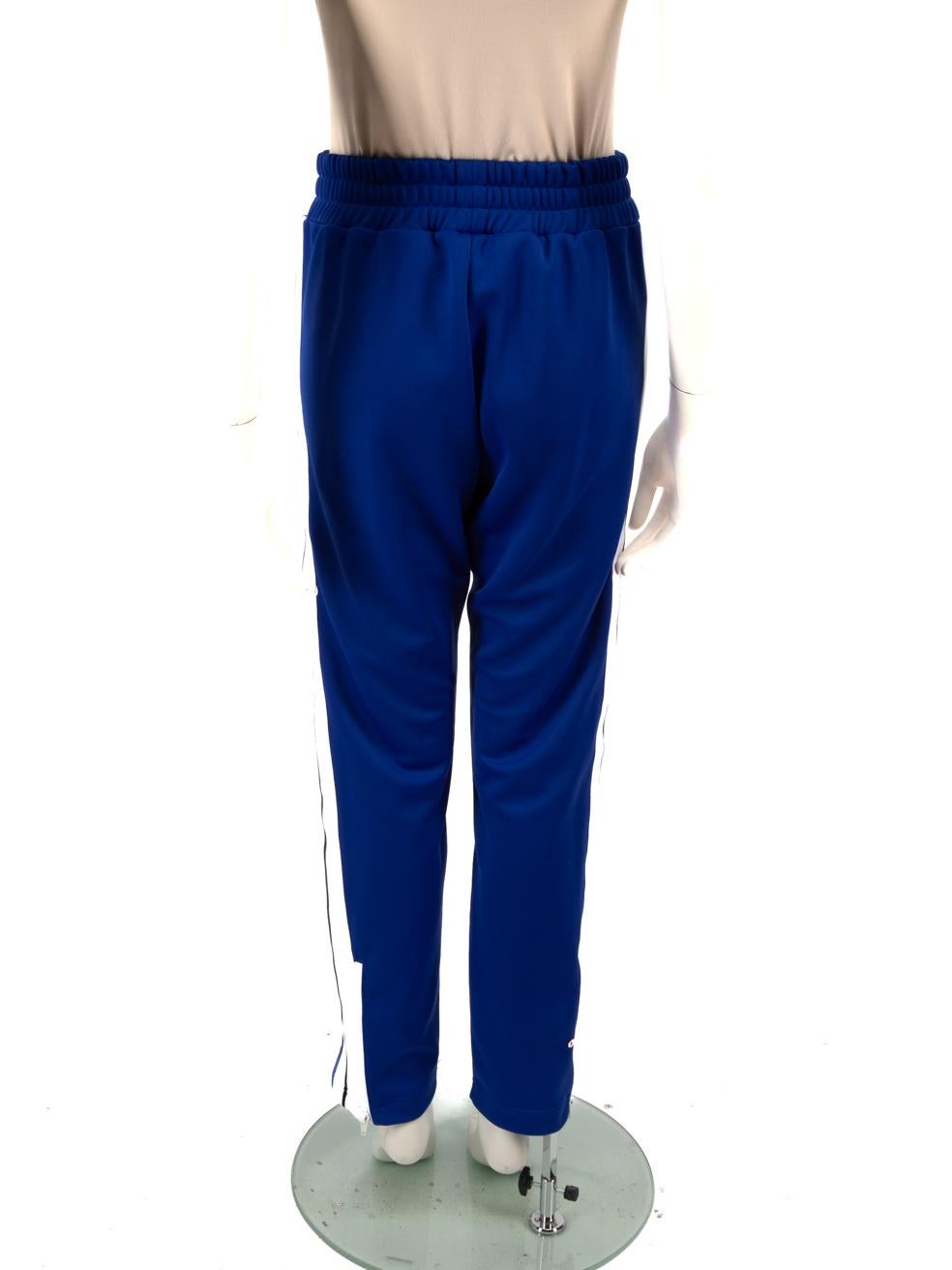 Palm Angels Blue Track Joggers Size S In Good Condition In London, GB