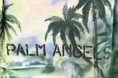 Palm Angels Men's XXXL Size 48 Paradise Heart Button Down Shirt  76pa78s