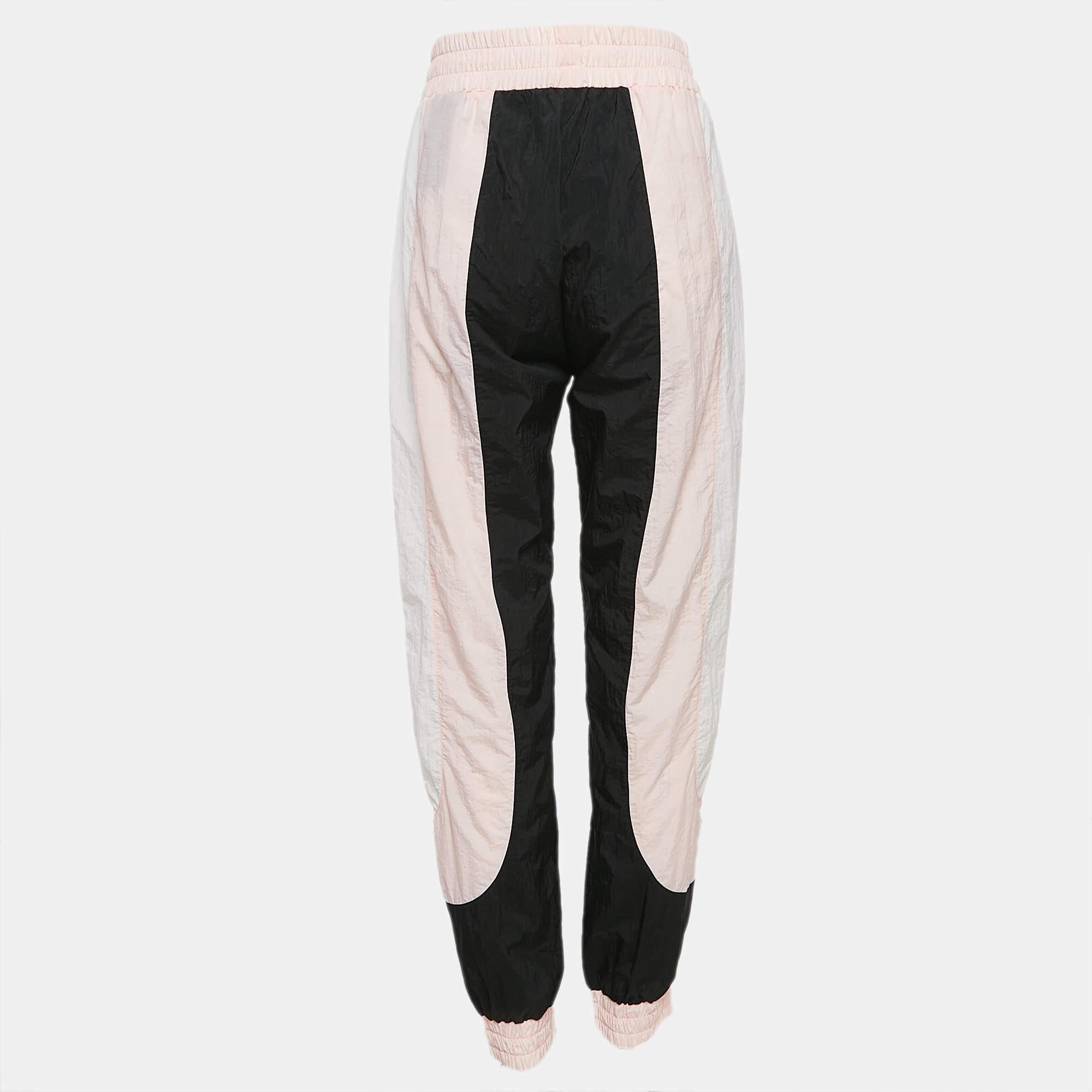 Palm Angels Pantalón de chándal con paneles sintéticos rosa S Beige en venta