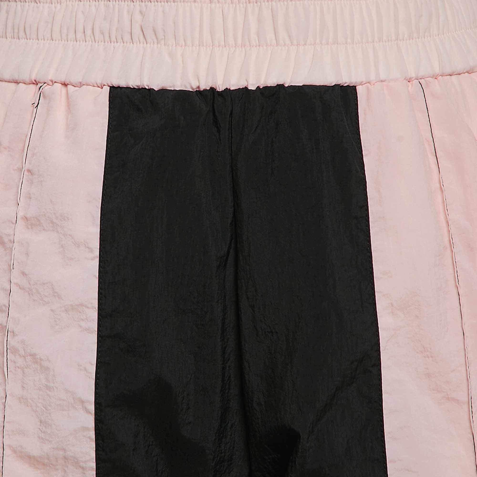 Palm Angels Pantalón de chándal con paneles sintéticos rosa S en Nuevo estado para la venta en Dubai, Al Qouz 2