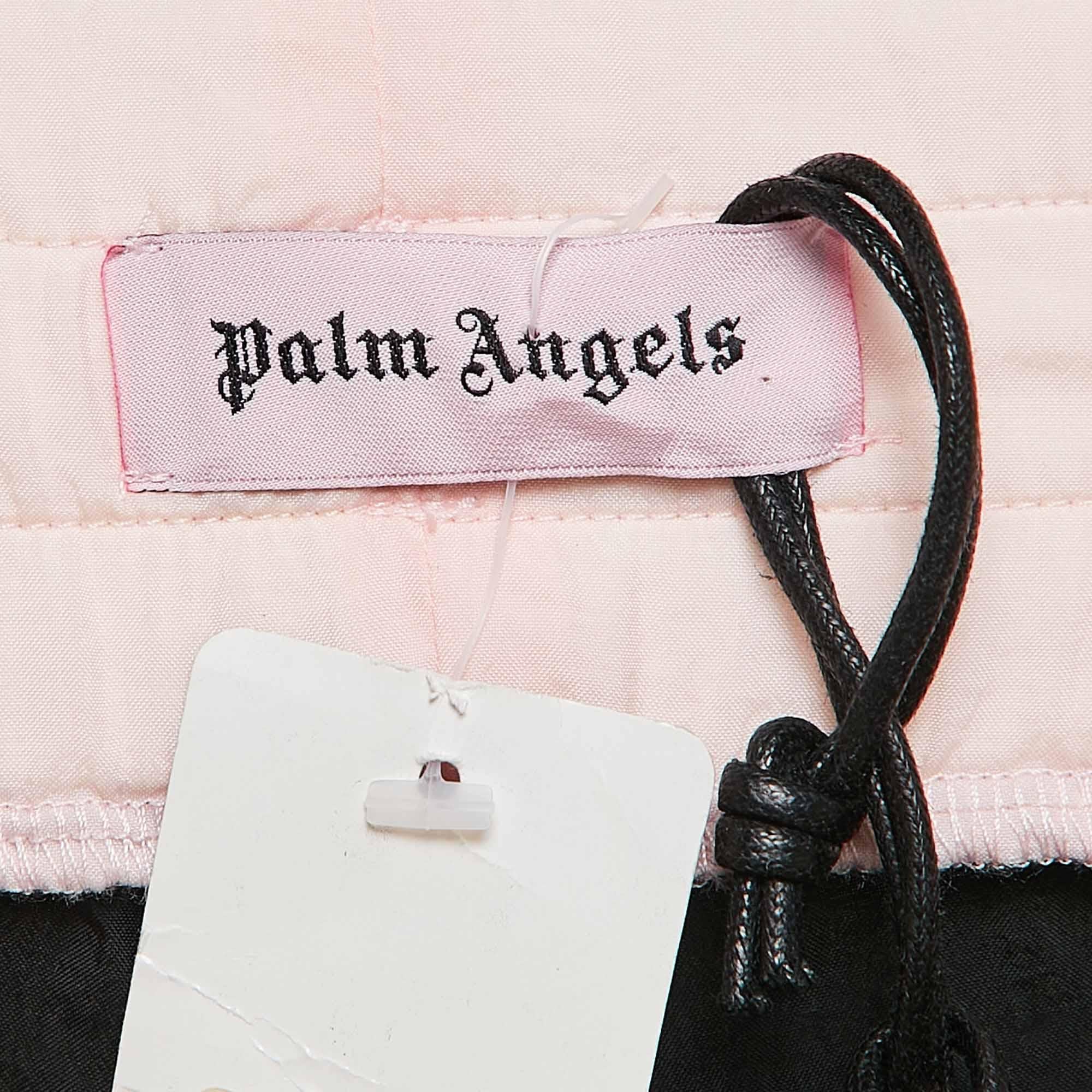 De las mujeres Palm Angels Pantalón de chándal con paneles sintéticos rosa S en venta