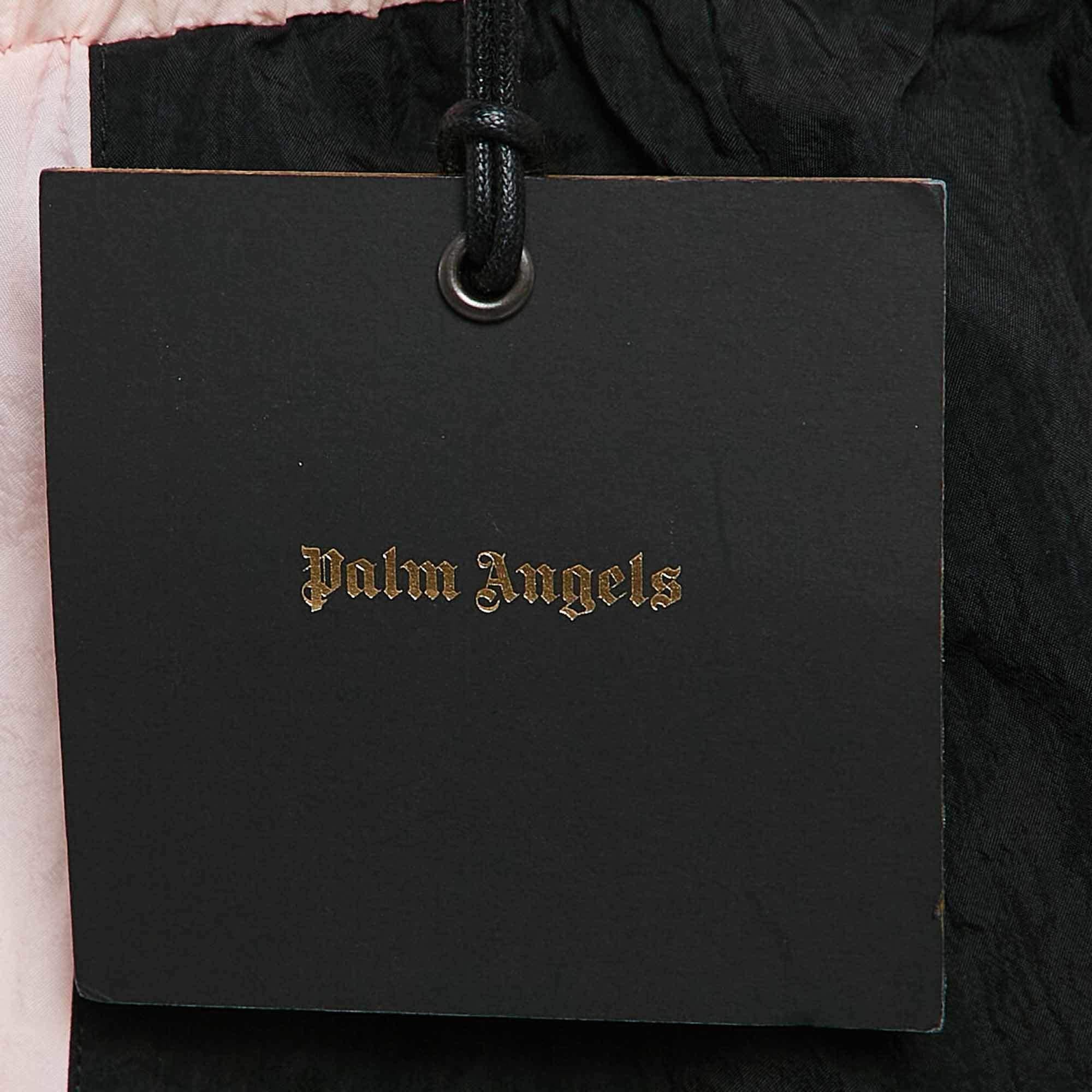 Palm Angels Pantalón de chándal con paneles sintéticos rosa S en venta 2