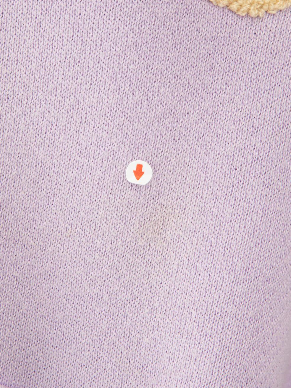 Palm Angels - Sweat à capuche surdimensionné avec motif d'ours violet - Taille S en vente 2