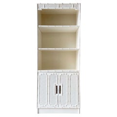 Palm Beach Boho Chic Faux Bamboo Etagere