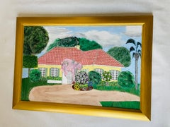 Palm Beach Cottage Origina Painting Canvas Signed