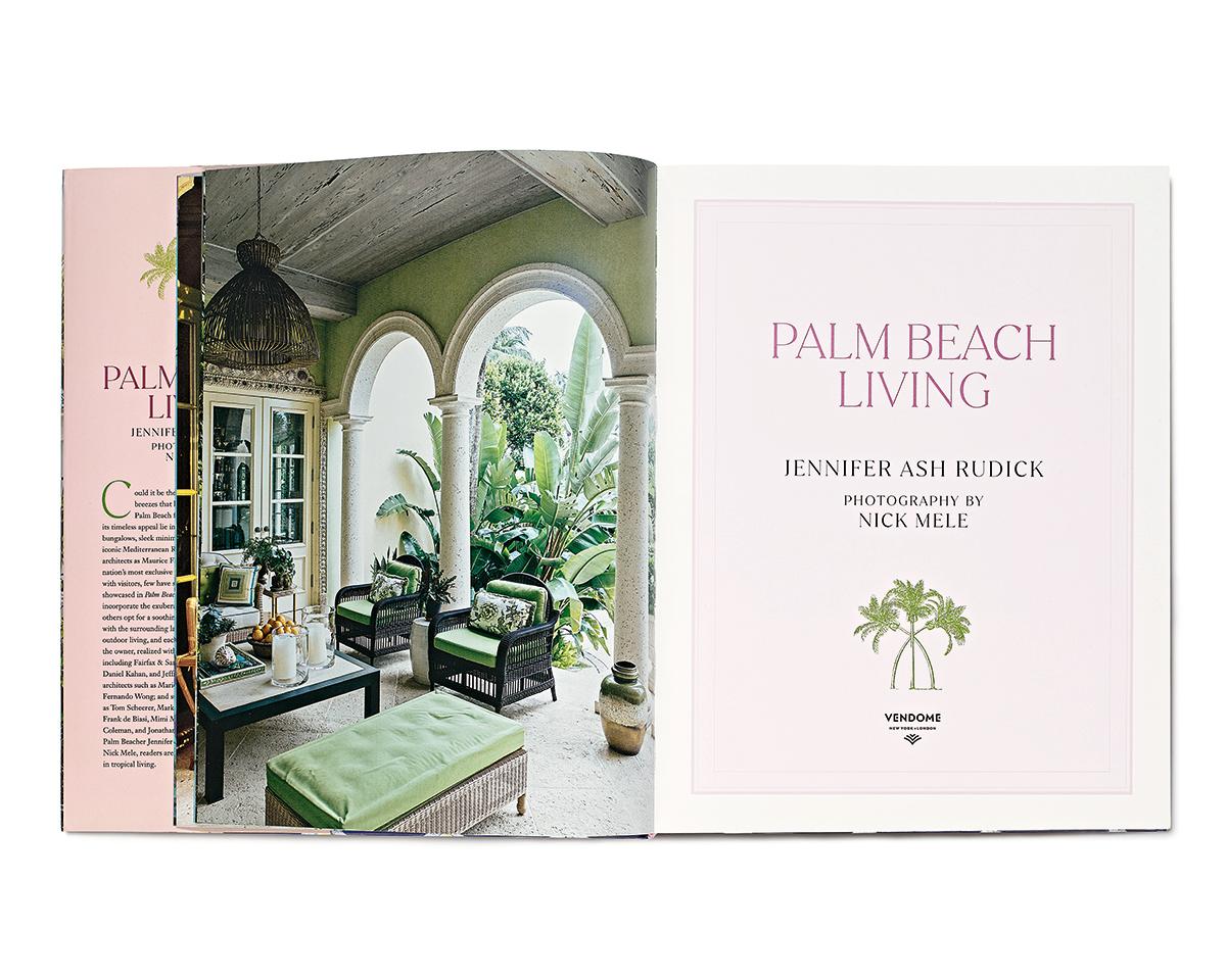 Palm Beach Living Book by Jennifer Ash Rudick For Sale 1