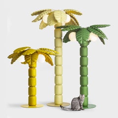 Palm Beach, gepolsterte Stehleuchte Ocker, Pet Therapy von Atelier Biagetti