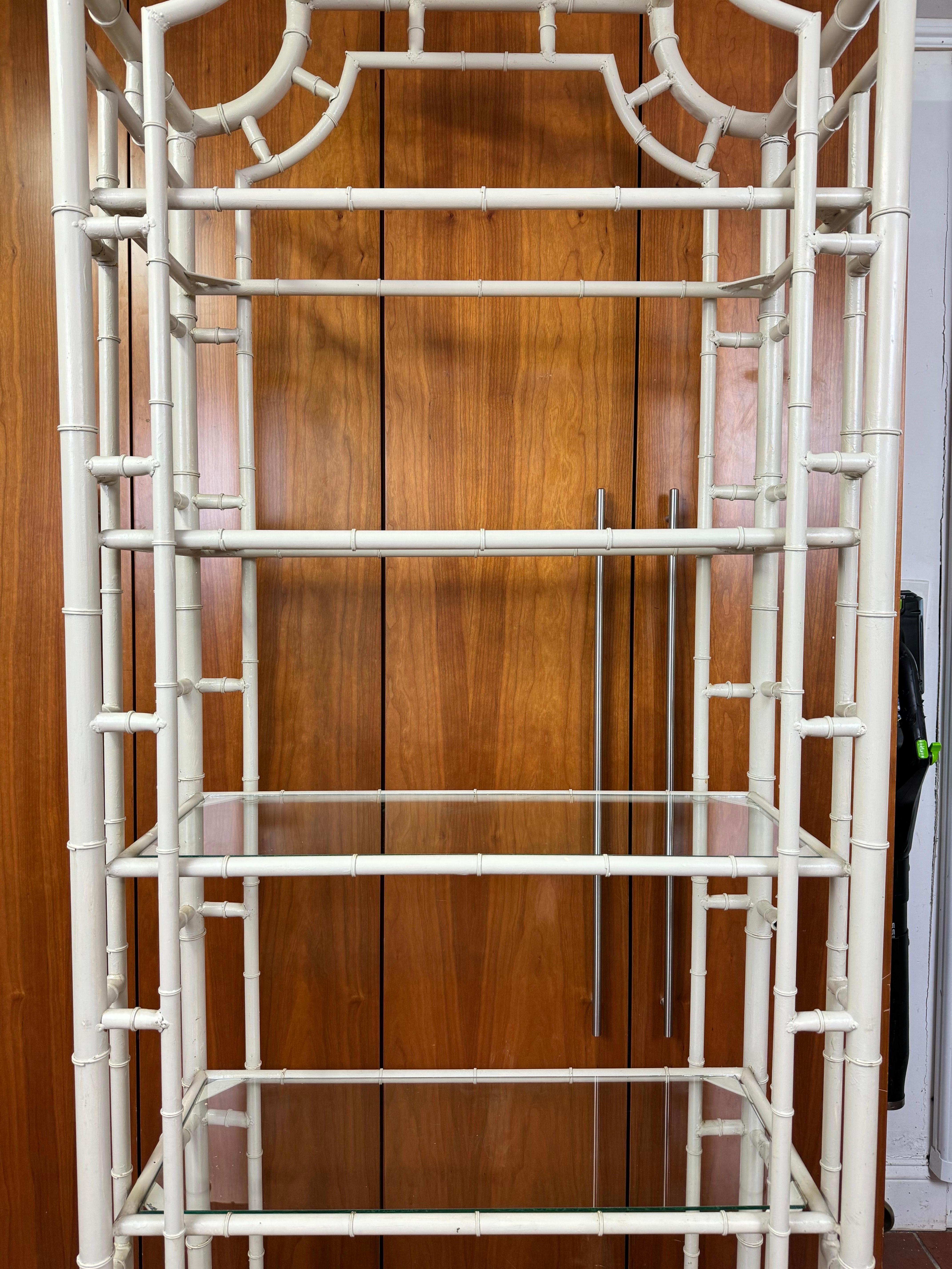 Palm Beach Regency Faux Bamboo Pagoda Etagere 5