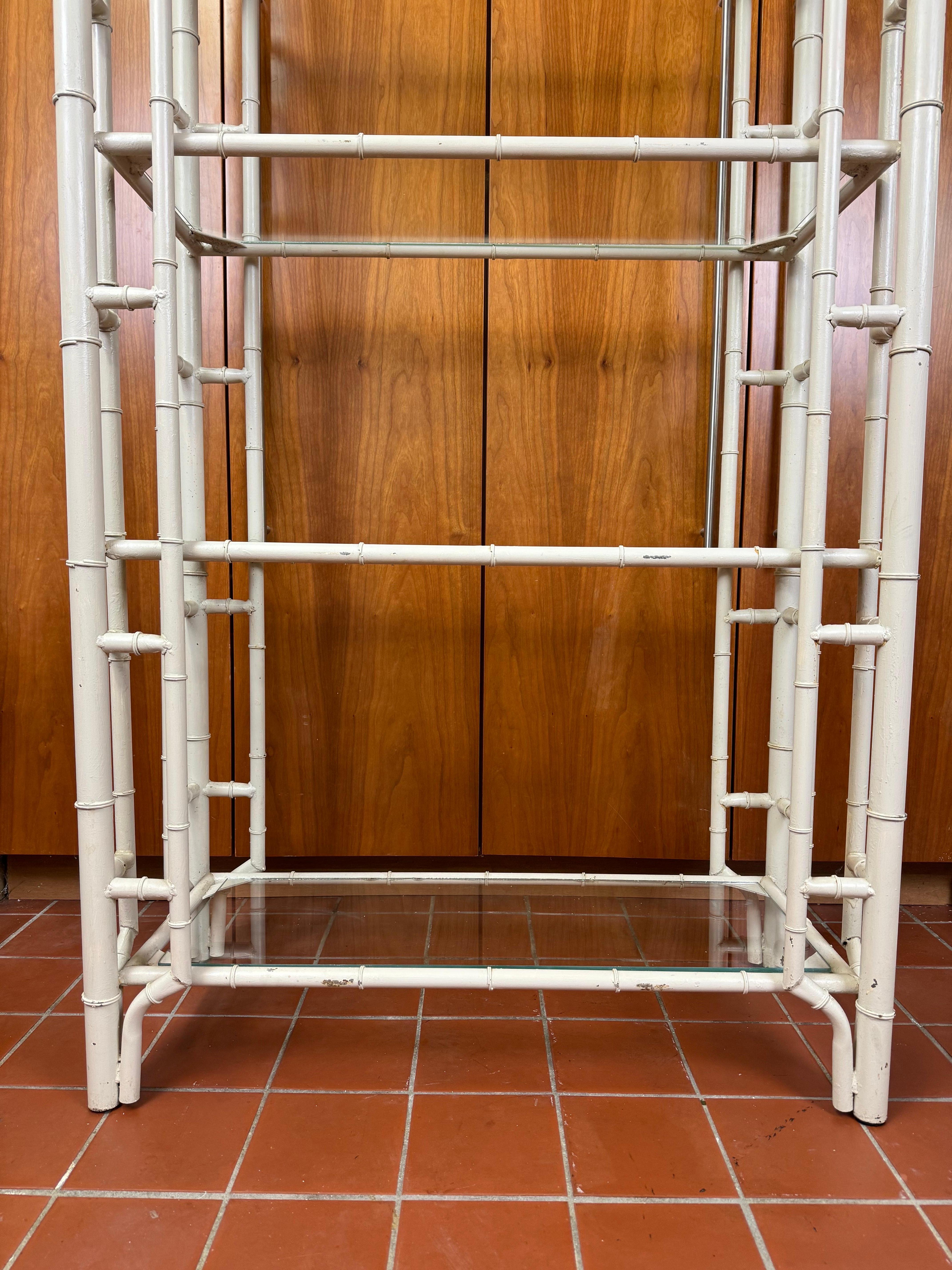 Palm Beach Regency Faux Bamboo Pagoda Etagere 8