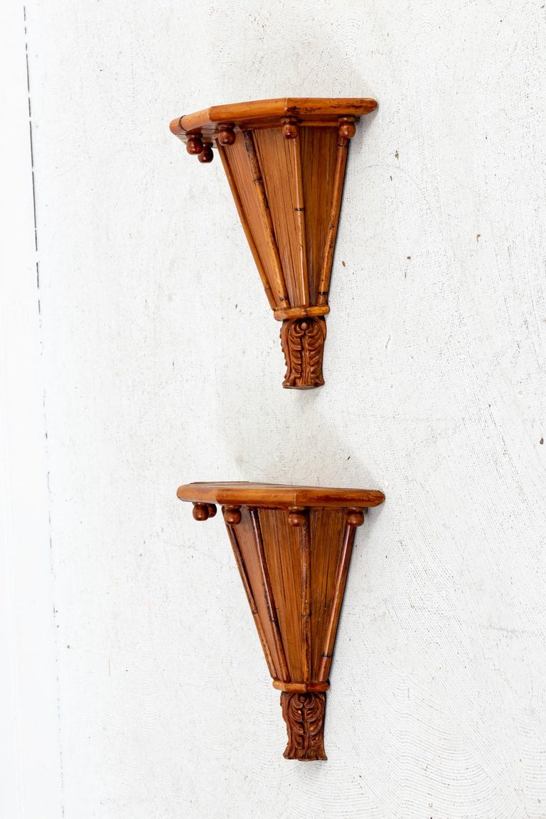Palm Beach Regency Style Wall Brackets at 1stDibs