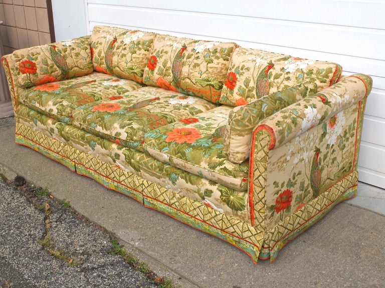 “Palm Beach" Sofa in Greeff Peony Garden at 1stDibs