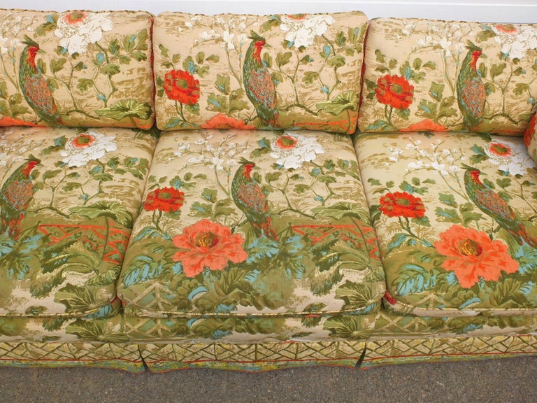 “Palm Beach" Sofa in Greeff Peony Garden at 1stDibs