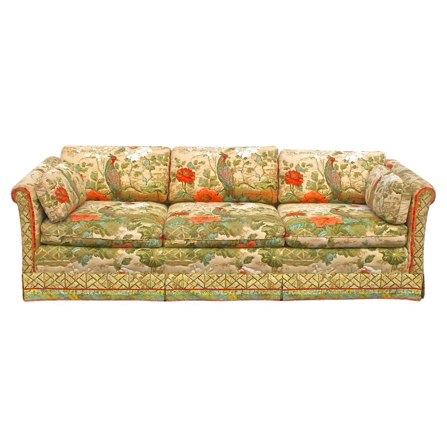 “Palm Beach" Sofa in Greeff Peony Garden