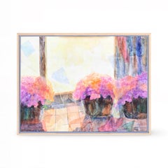 Palm Beach Style Modern Style Bright Happy Floral Original Painting