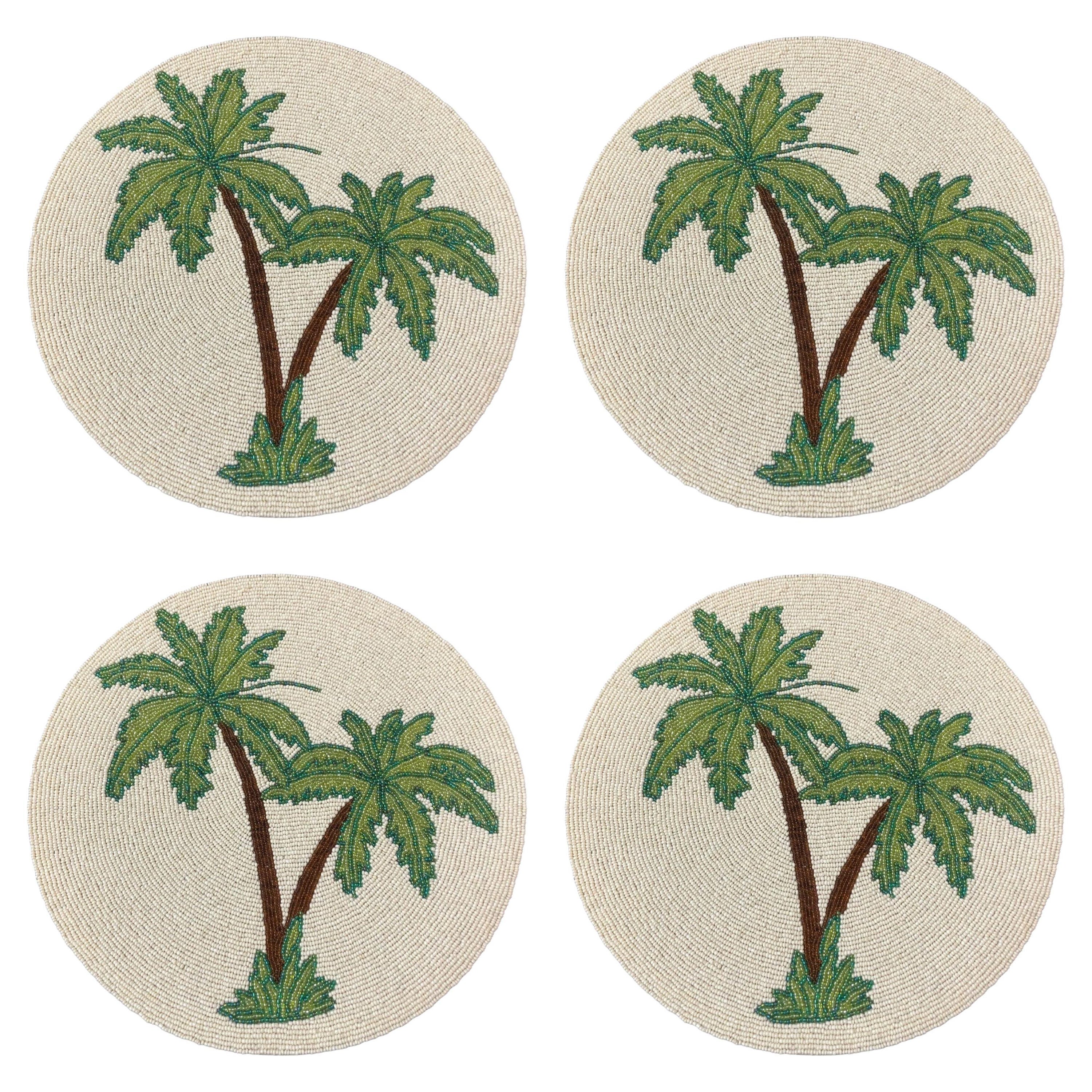 Palm Perlen Tischset 4er Set