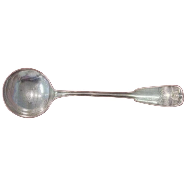 Palm by Tiffany and Co. Sterling Silver Bouillon Soup Spoon For Sale at