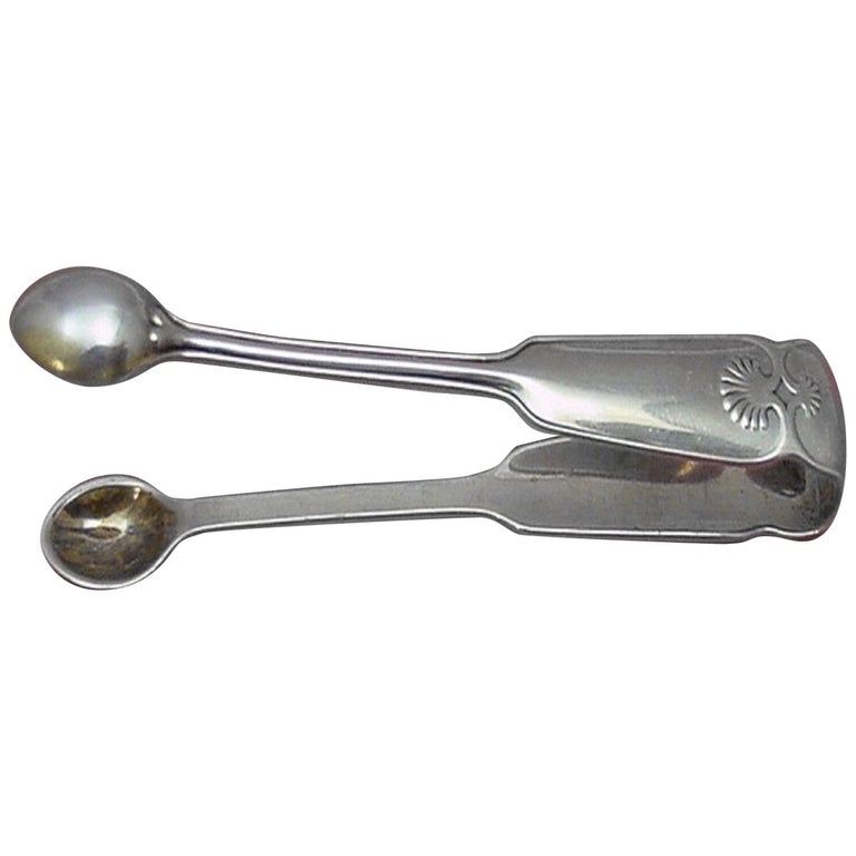 Palm by Tiffany and Co. Sterling Silver Sugar Tong For Sale at 1stDibs