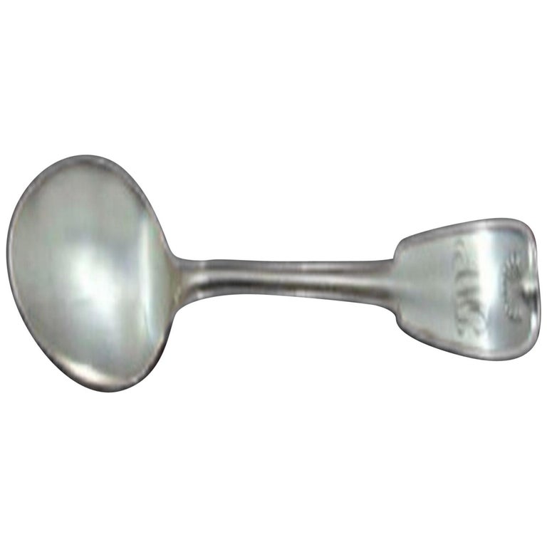 Palm by Tiffany Sterling Silver Infant Feeding Spoon Custom For Sale at 1stDibs