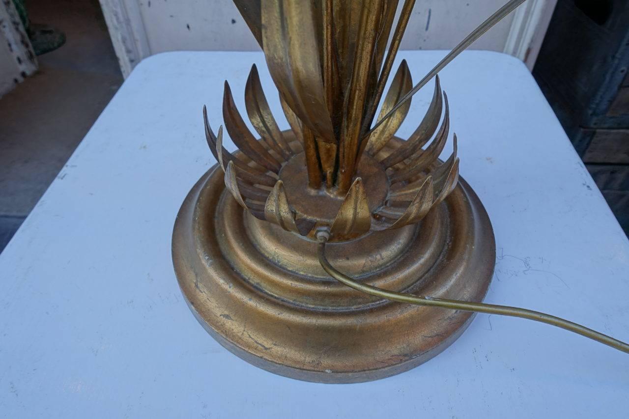 Mid-20th Century Palm Floor Lamp