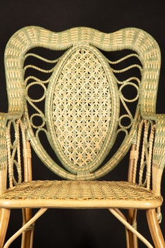 Palm House Rattan Chair by Creel and Gow