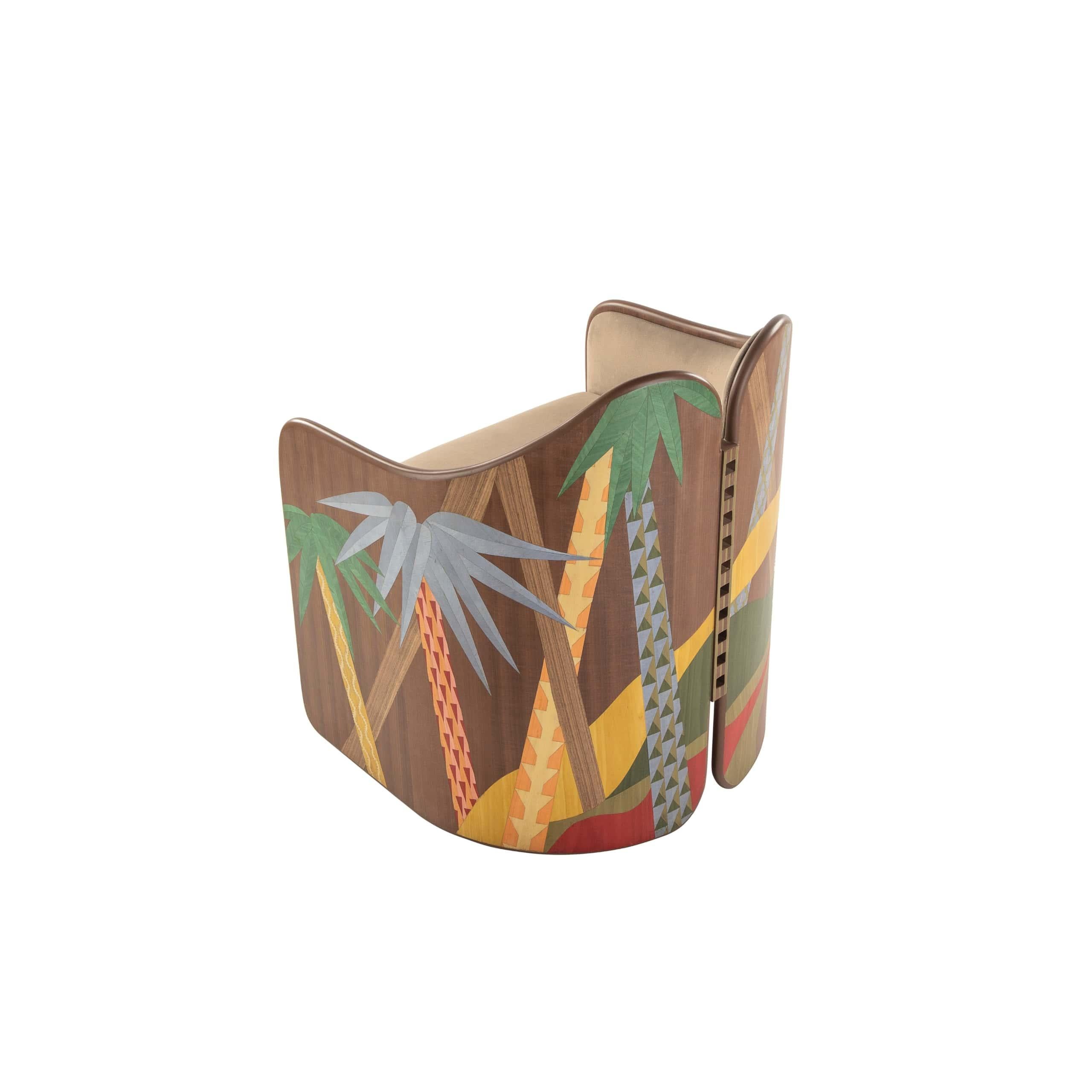 Palm-inspired Statement Armchair For Sale 1