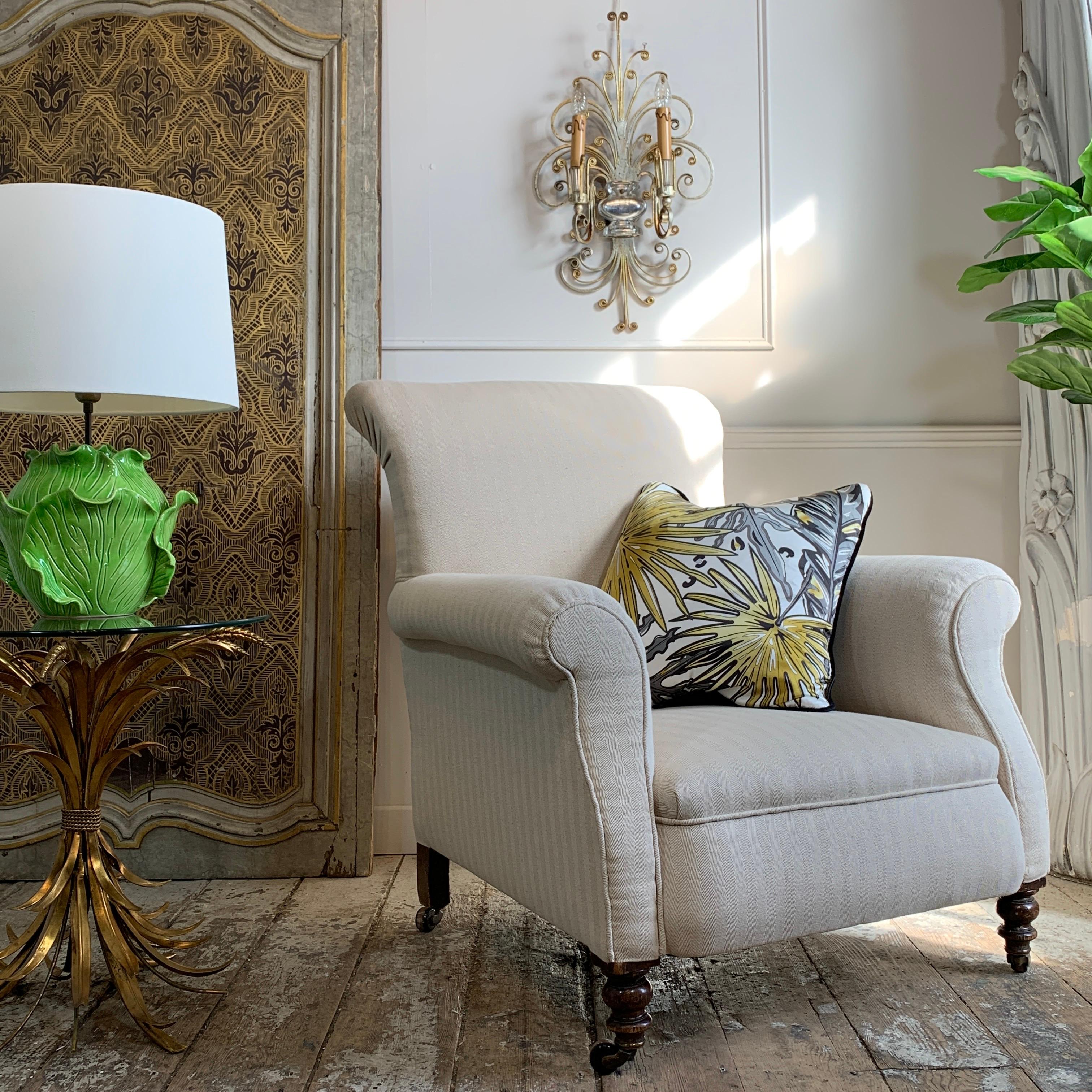 Cotone Cuscino di lusso in seta Palm Leaf, collezione Tropici monocromatici e oro in vendita
