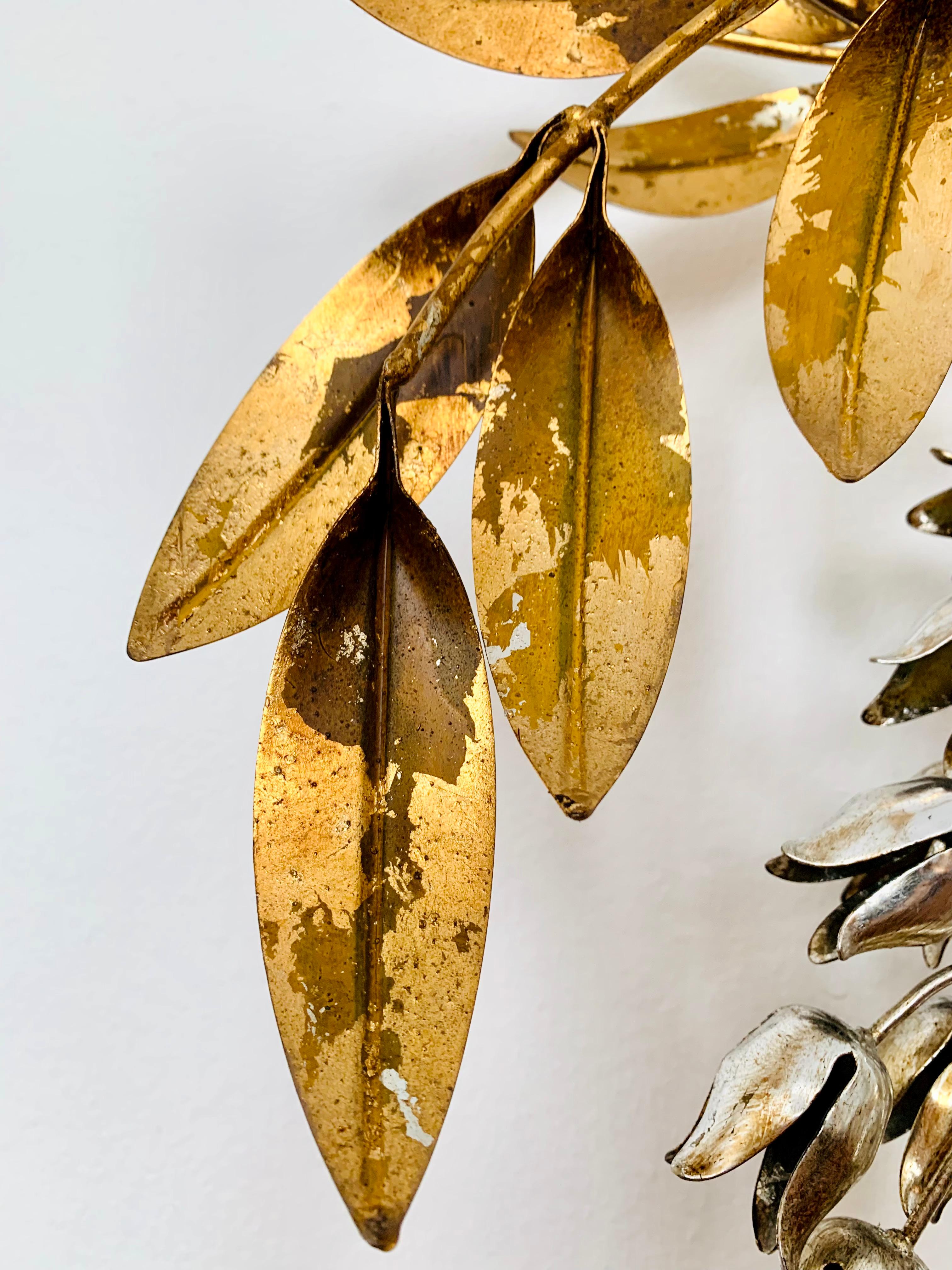 Palm Leaf Wall Lamp by Hans Kögl For Sale 6