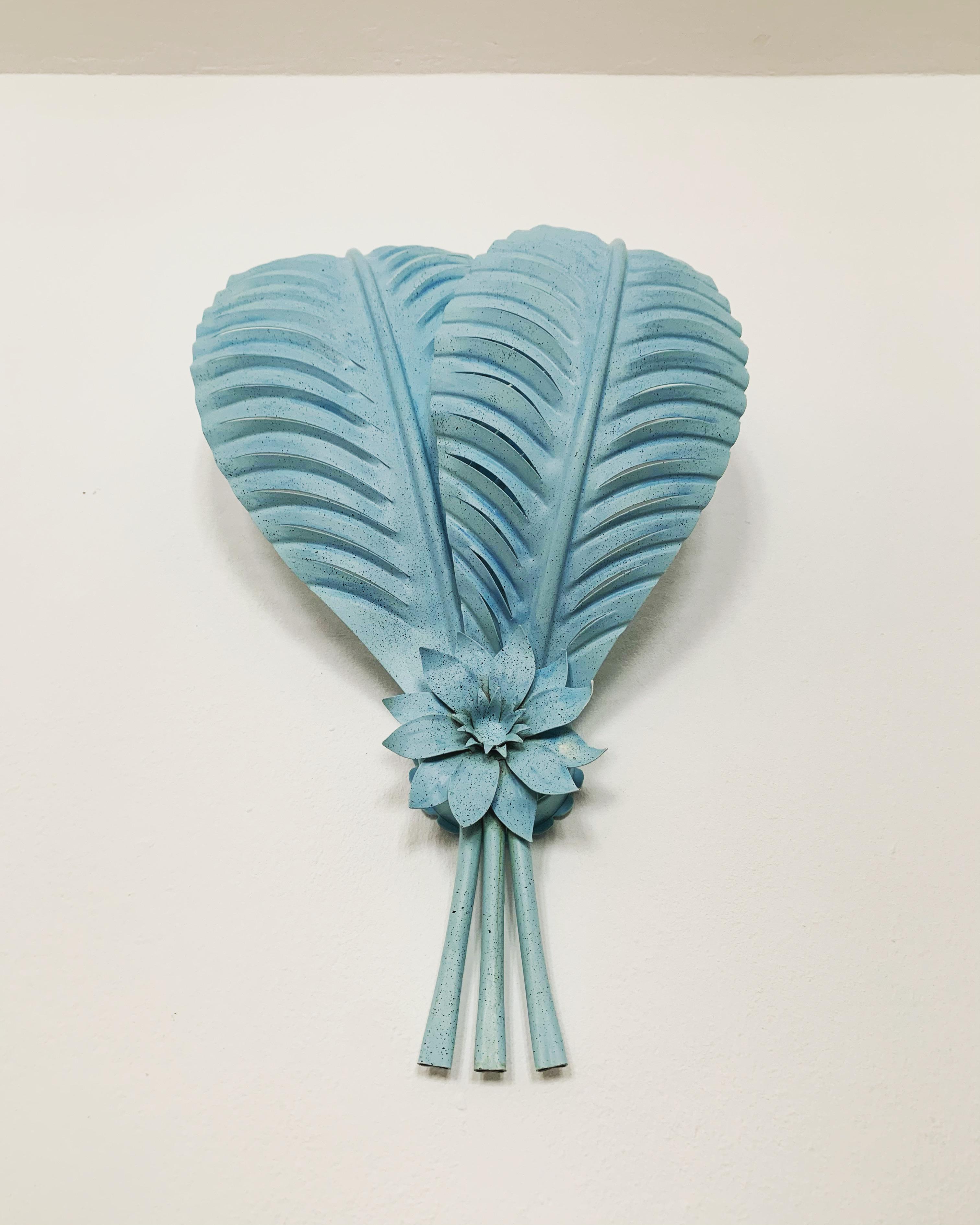 Lampada da parete Palm Leaf di Hans Kögl In condizioni buone in vendita a München, DE