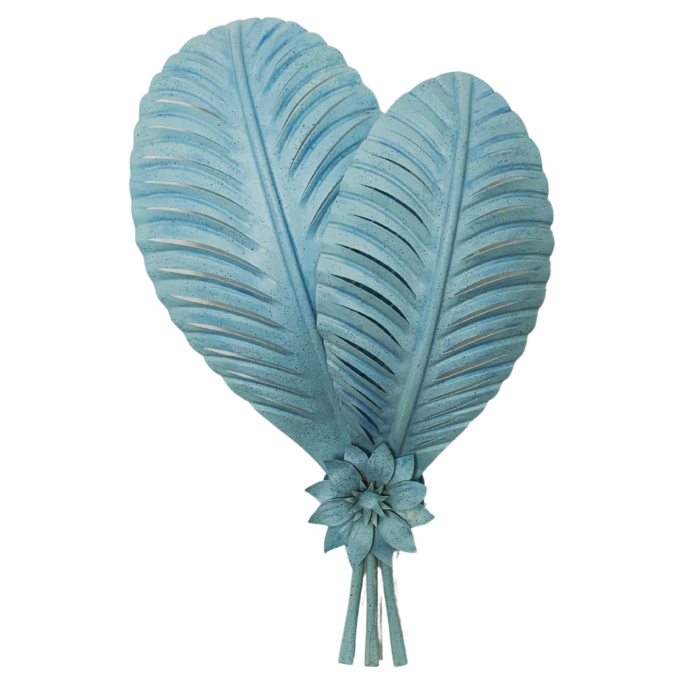 Palm Leaf Wall Lamp by Hans Kögl