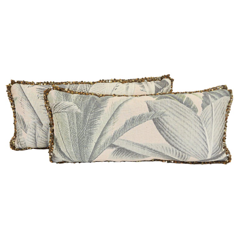 Palm Print Lumbar Pillow For Sale at 1stDibs