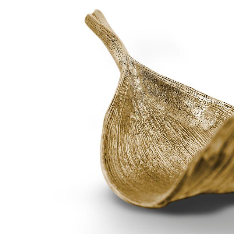 Organique Palm - Plateau poli sculptural avec design/One naturel en vente