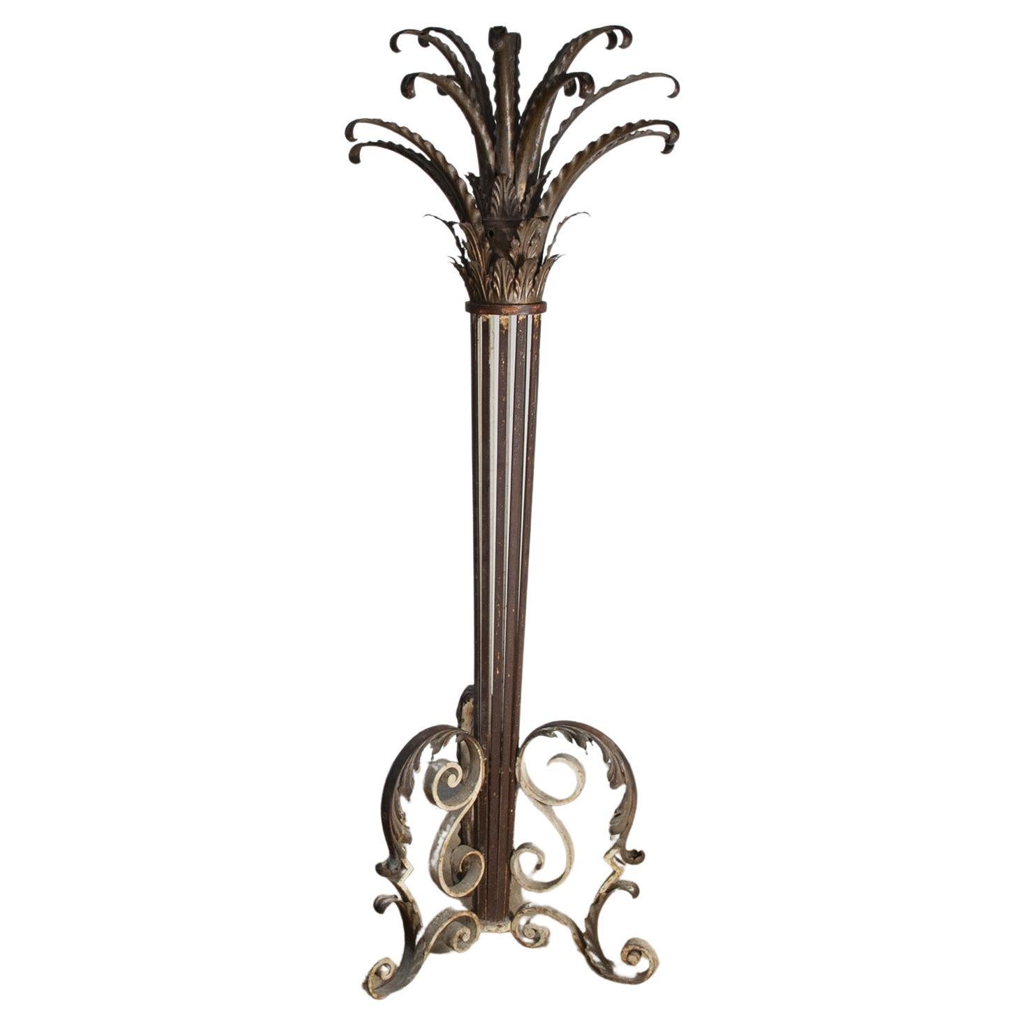 Palm-Shaped Liberty Floor Lamp For Sale