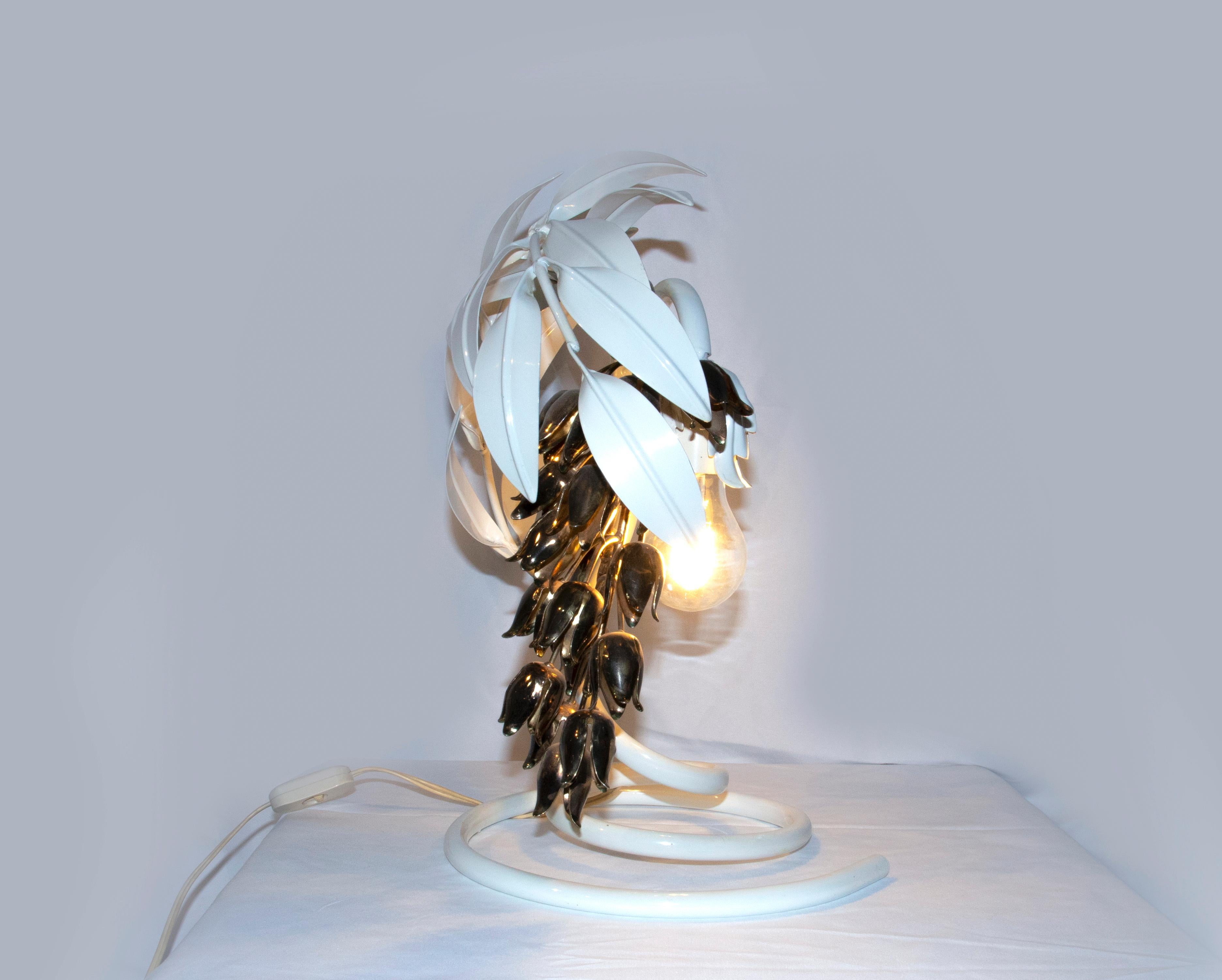 Wisteria Table Lamp by Hans Kögl, Germany, 1970s In Good Condition In Roma, IT