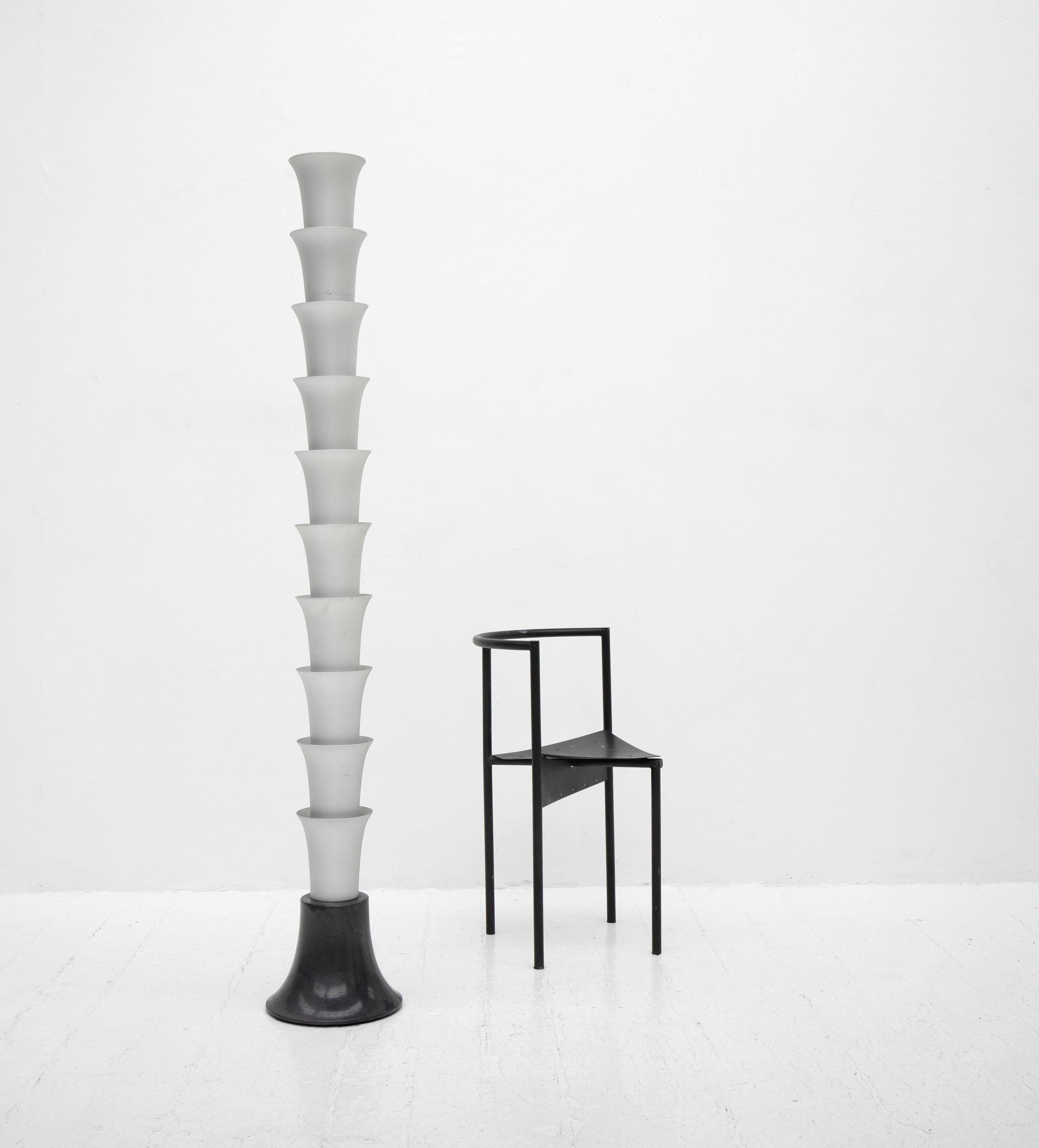 Post-Modern Palm Spring floor lamp by Matteo Thun for Tronconi, 1989 For Sale