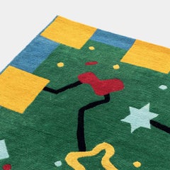 PALM SPRING Woollen Carpet by George J.Sowden for Post Design Collection/Memphis