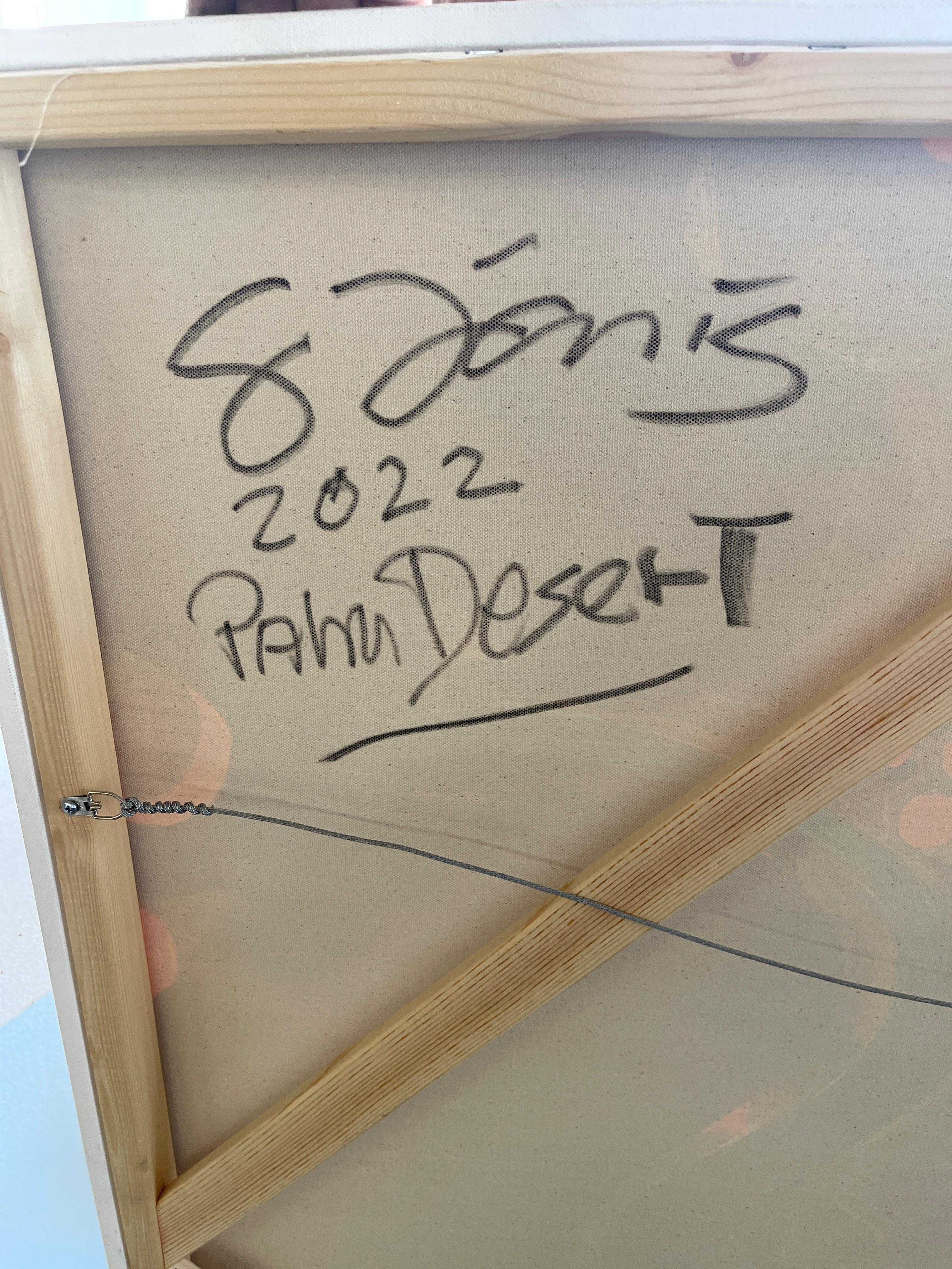 Goat Hair Palm Springs Artist Gary Janis Abstract