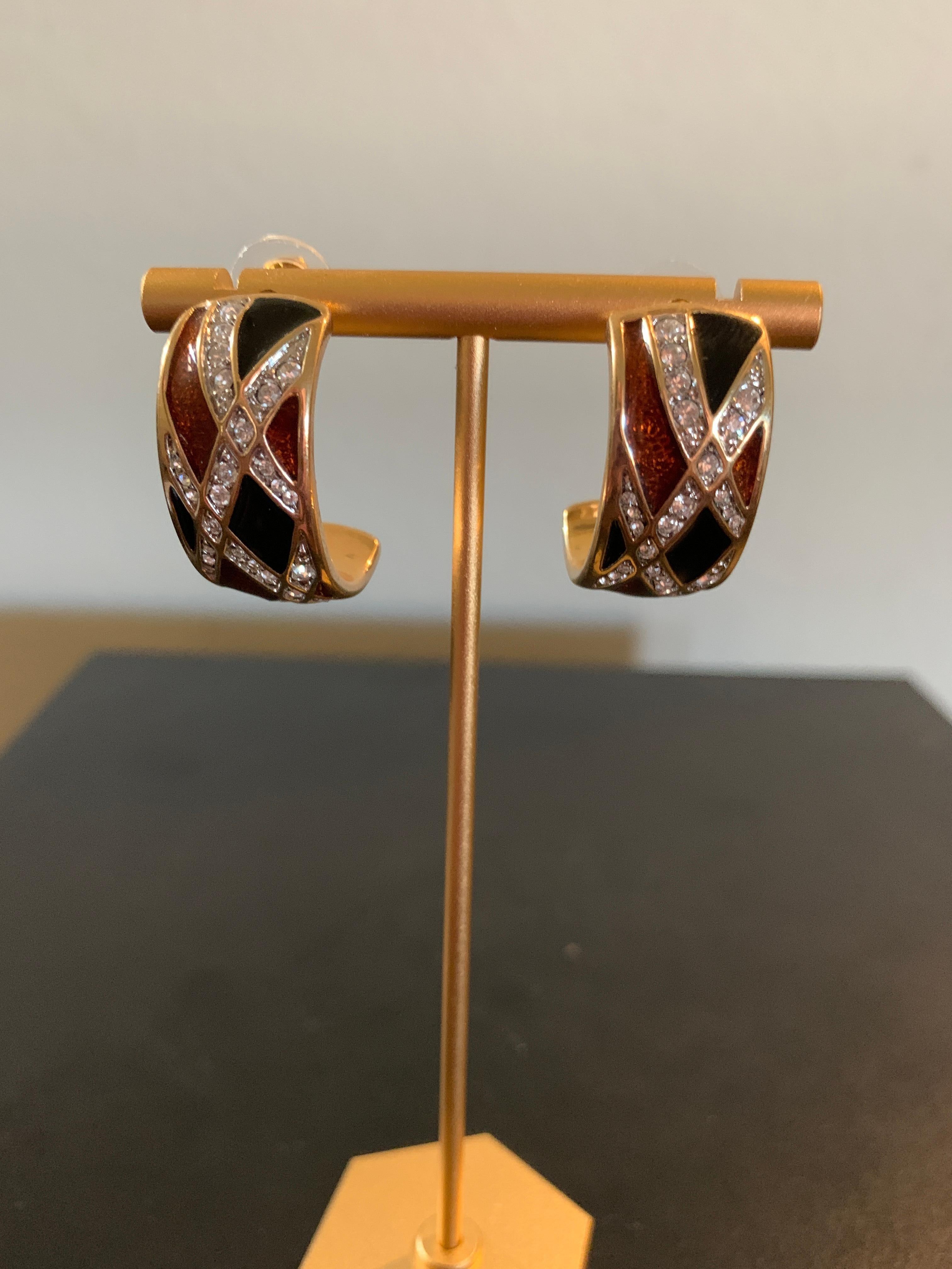 Collection de boucles d'oreilles vintage de Palm Springs Fashionista 1950s-2000 #19/100 en vente 3