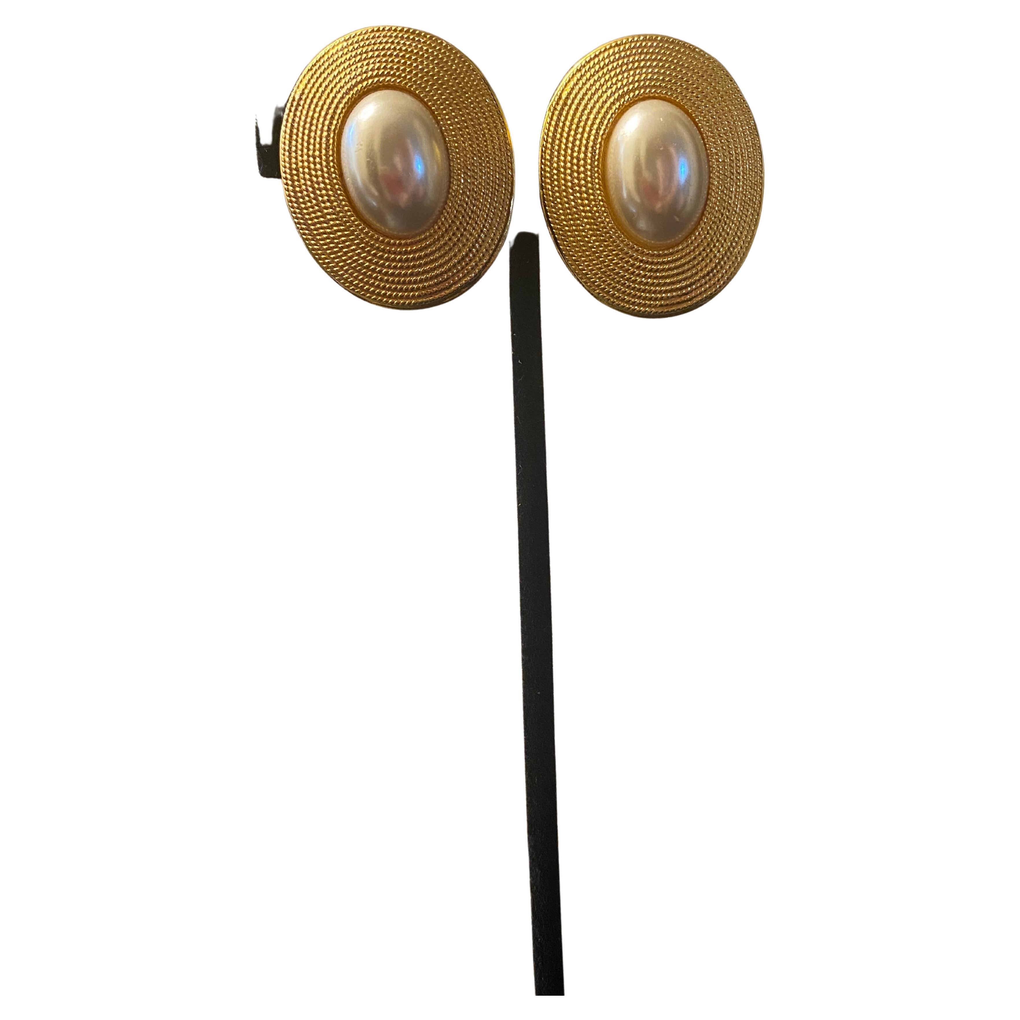 napier pearl earrings