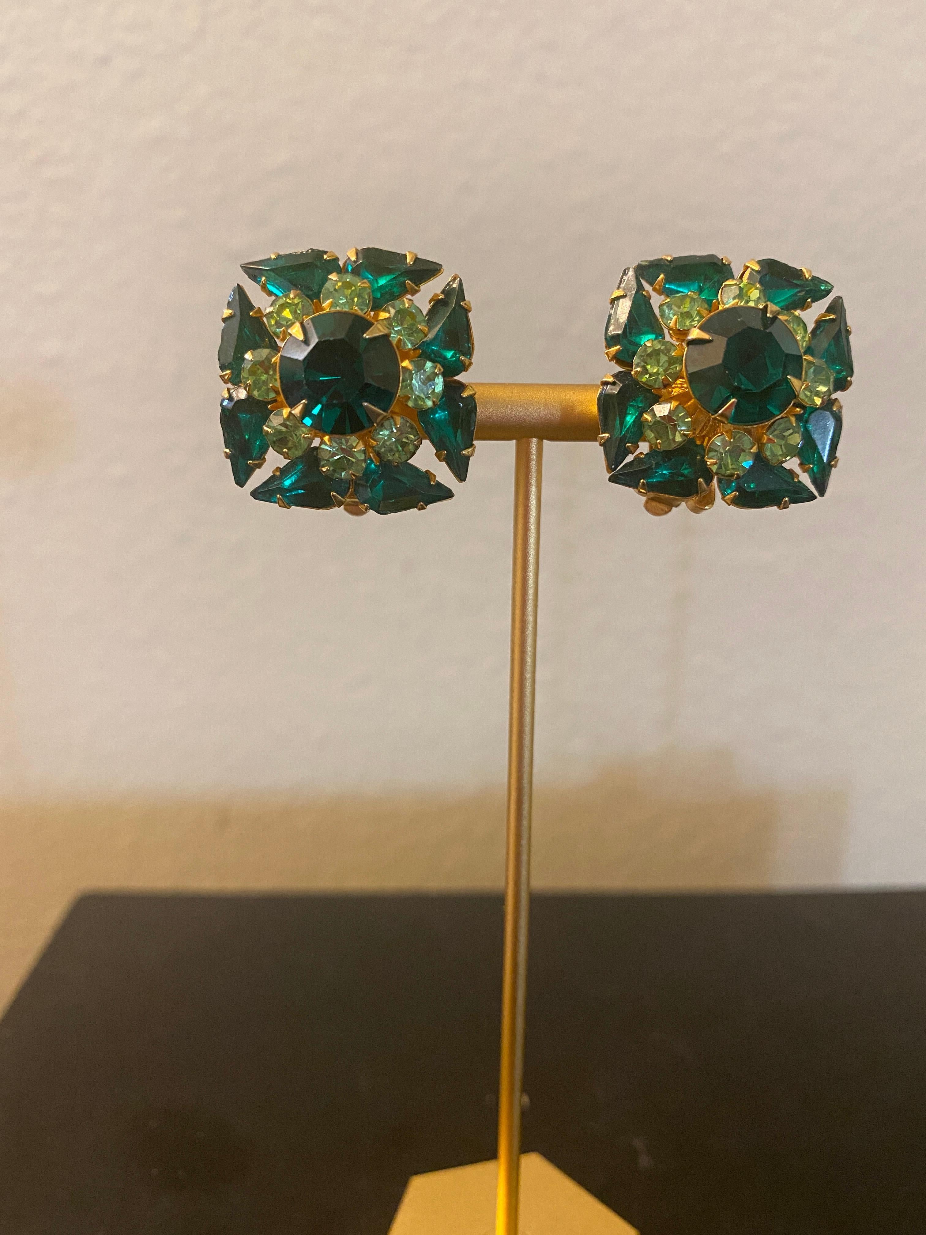 We have collected vintage costume jewelry earrings since the 80’s. One by one we have curated a lovely collection of unbranded and design earrings. Made from the 1950s to 2000. Each one unique and worthy of a modern Fashionista’s collection. We are