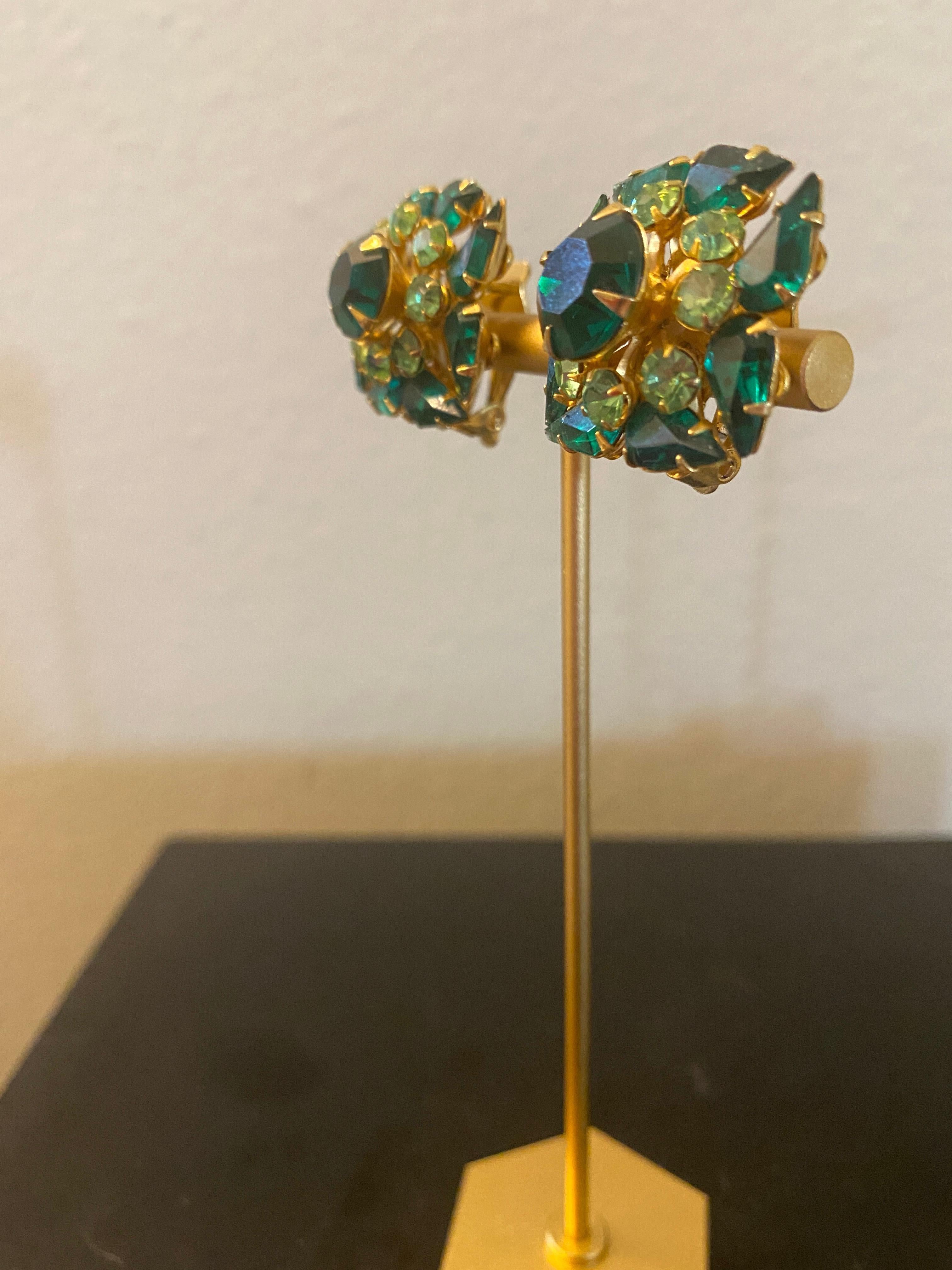 Art Deco Palm Springs Fashionista Curated Vintage Earring Collection 1950s-2000 #4/100 For Sale