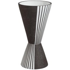 Palm Springs Giant 'Checker' Stoneware Vase