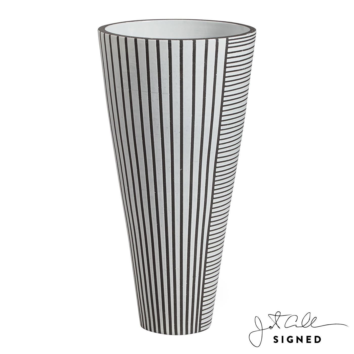 Organic Modern Palm Springs Giant 'Flare' Stoneware Vase