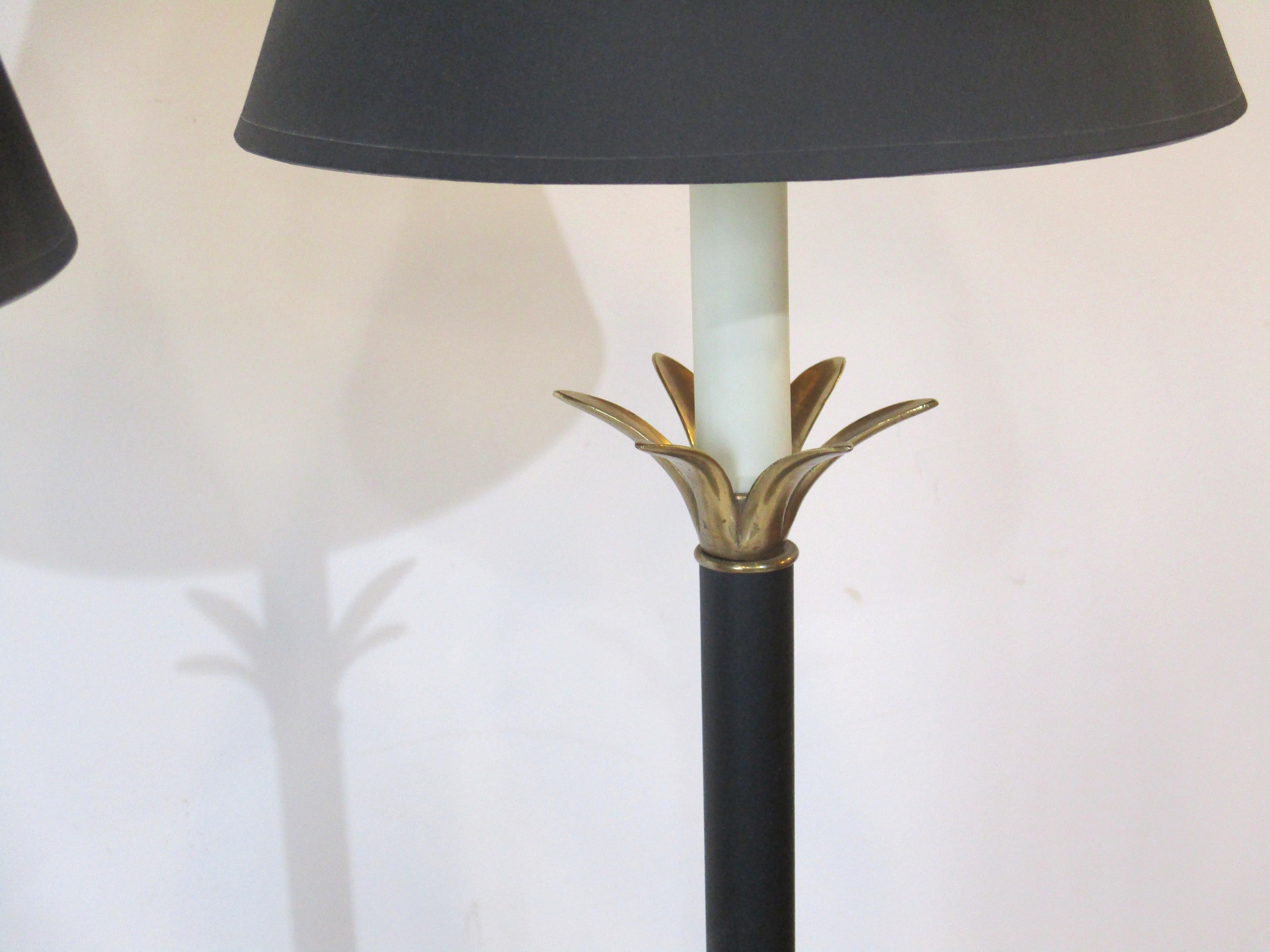 Palm Tree Styled Table Lamps by Frederick Cooper In Good Condition In Cincinnati, OH