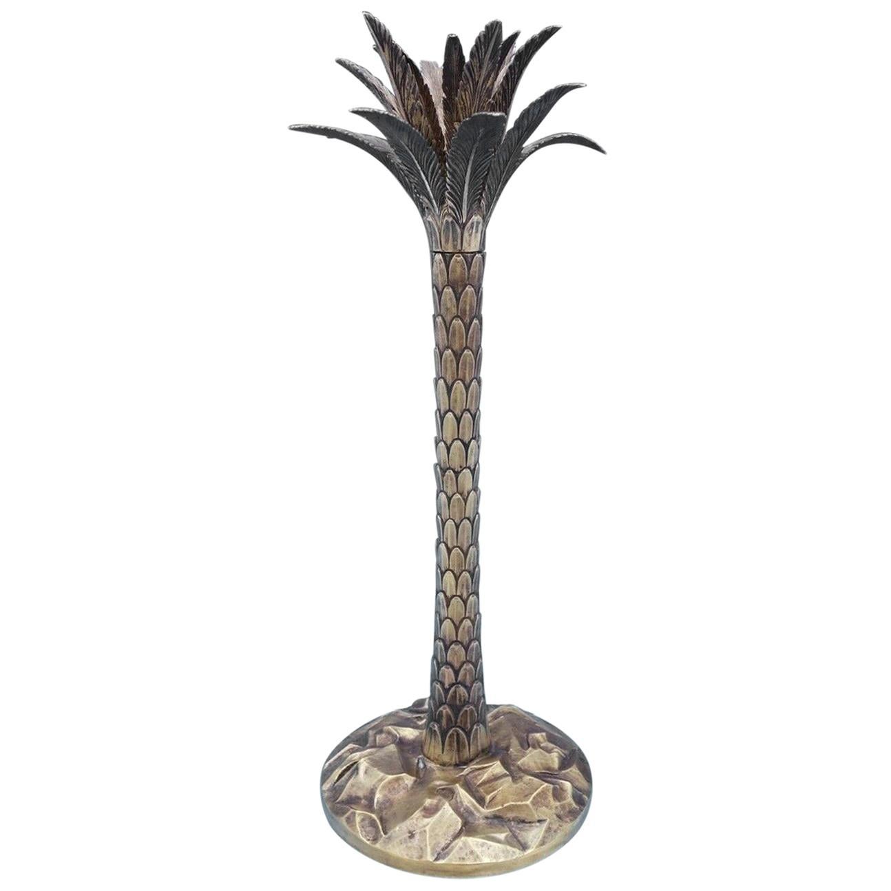 Palm Tree by Tiffany & Co. Sterling Silver Candlestick Vermeil