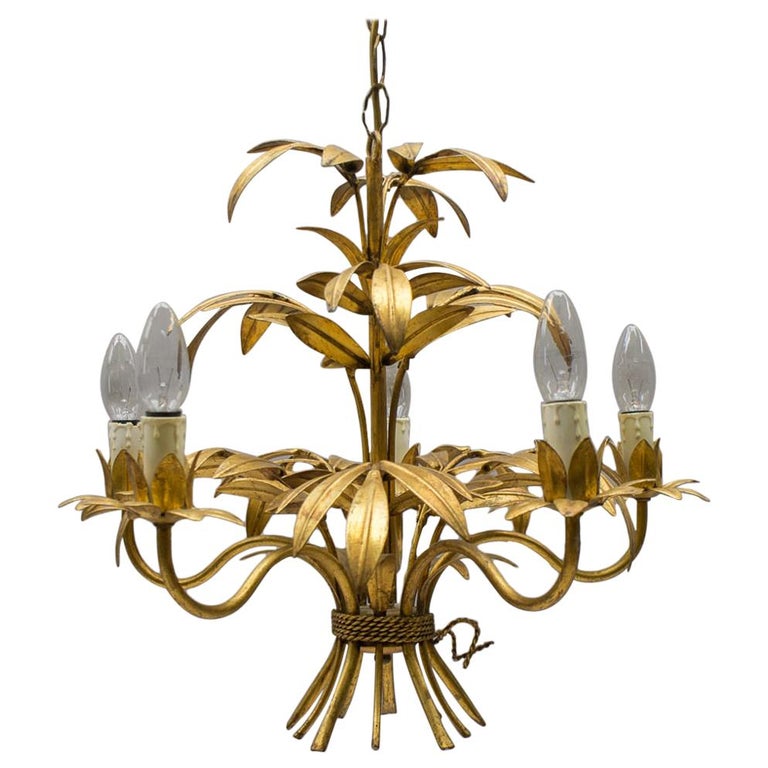 Palm Tree Ceiling Light By Hans Kögl, Palm Tree Ceiling Light Fixture